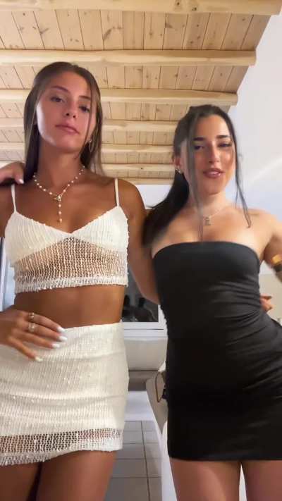 best friends, who you picking? 🤍🖤