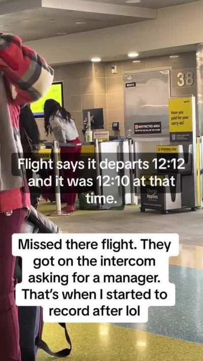 MC misses her flight and makes it everyones problem