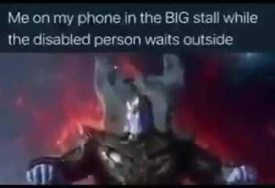 you can hear his screams