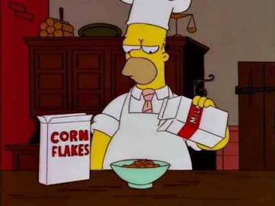 Sims when they cook with no cooking skill