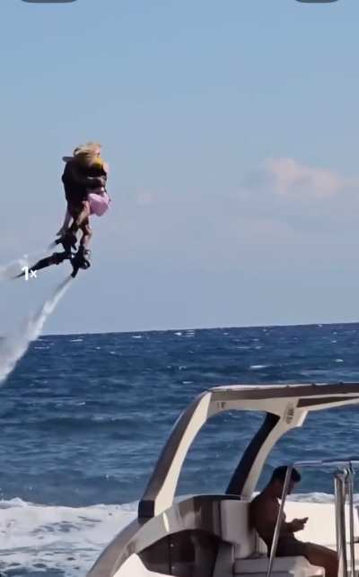 Jet hoverboard instructor turning into The Final Boss of dates