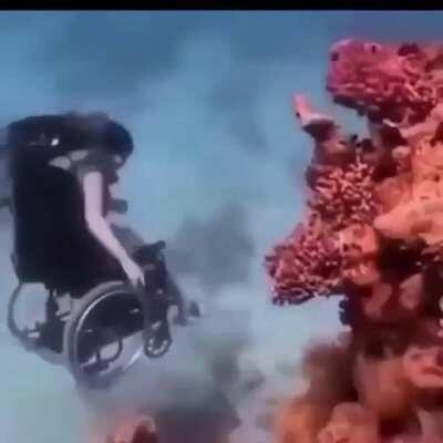 Disabled woman go brrr