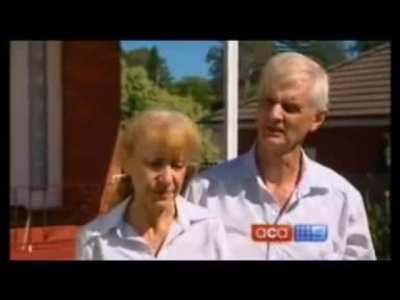 strange man interviewed on tv