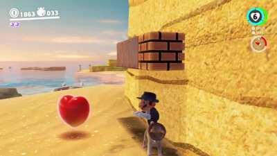 [Mario odyssey] glitch i found by accident while I was playing it.