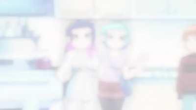 Ramona and Future Ramona Weezer pose