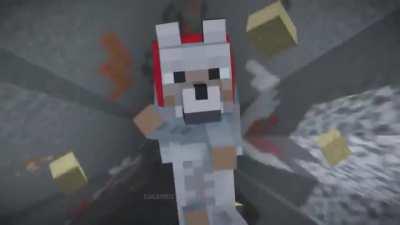 Chad Maguire saves his wolf. (Credit to Eugened)