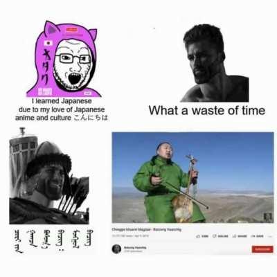 Virgin Japenis larper VS Chad Mongol music enjoyer!