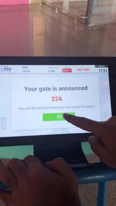 Smart trolleys at Indian airports