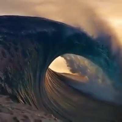 Waves touching the clouds