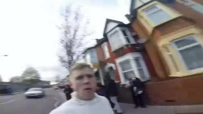 Bruhfunnier walking in london