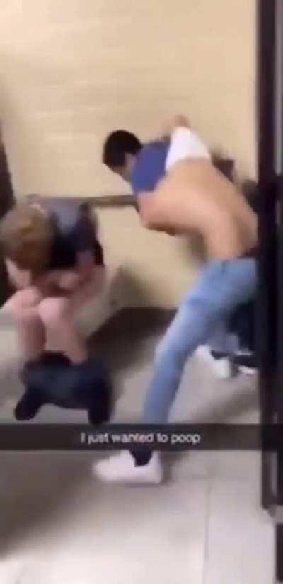 He just wanted to poop