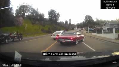 Bat drawn during road rage