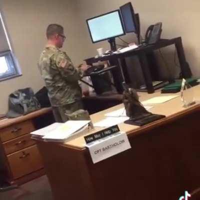 Computer Desk Explosion