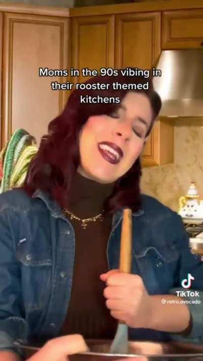 Who else had one of those tuscan kitchens in the 90s?