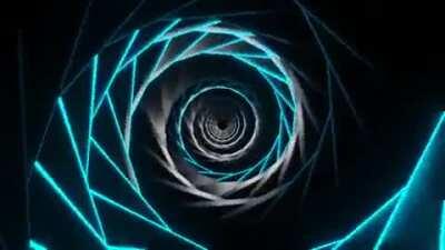 [A] Sci-Fi Corkscrew Tunnel Loop I Made :)