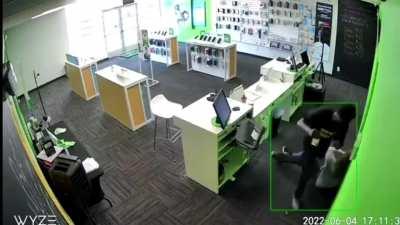 “ “ Man Brutally Assaults Woman while at work During Phone Theft
