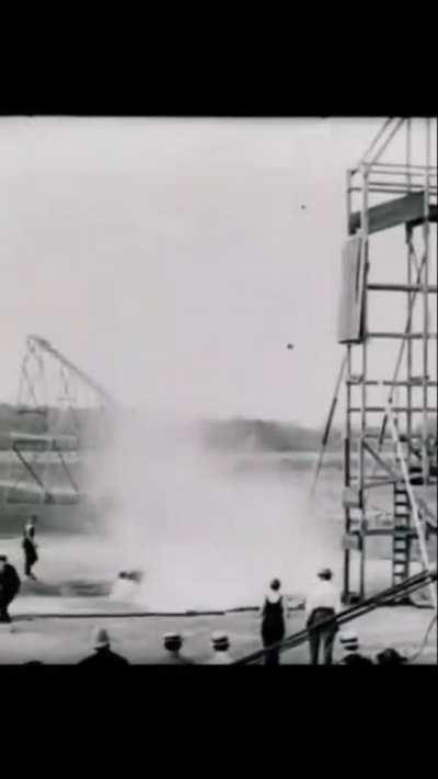 Horse Diving in 1920s