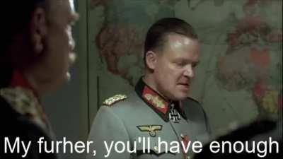 Hitler gets salty over the latest banner