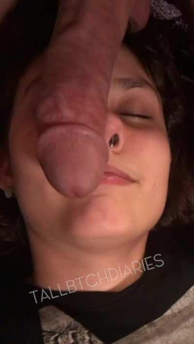 It’s not cheating babe, I just wanted him to prove it’s bigger than my face..