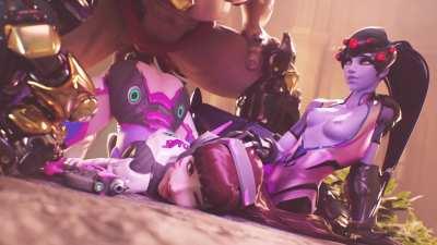 Dva & Widowmaker by Kreamu