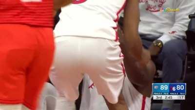 [Highlight] Embiid pays SGA back with a stirring chase down block