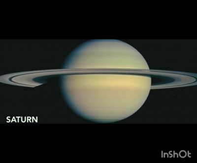 The sound of planet Saturn. (Converted) 