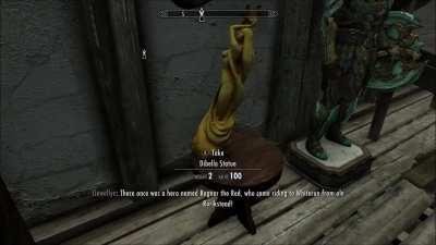 Placing a Dibella statue is enough to drive a man insane