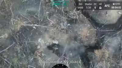 RU POV: Russian stormtroopers from Buryatia carried out an operation to clear a Ukrainian Armed Forces trench line position. They rushed over in their vehicles and immediately went in.