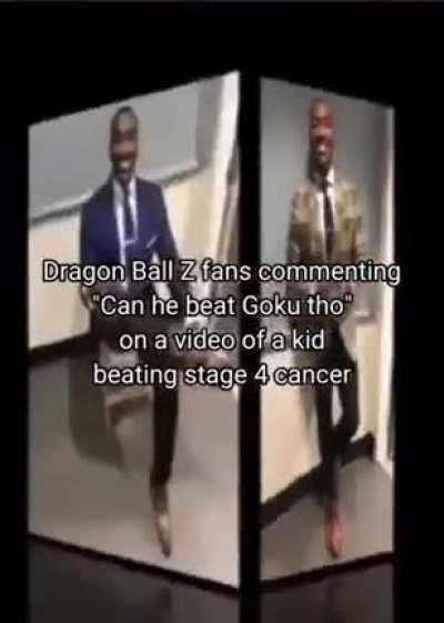 But can goku beat me with a belt??!!