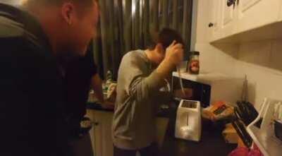 WCGW Putting a Knife Into a Toaster