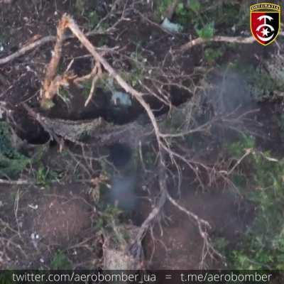 30th Mechanized Brigade storming Russian tranches with the help of one tank