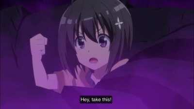 Steps on how to defeat a Hydra: Step 1- Be immune to poison. Step 2- Eat the Hydra alive [Bofuri]