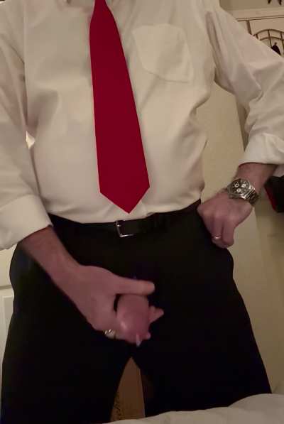 Horny Married Dad Dropping A Load Before Heading To Work [42] 