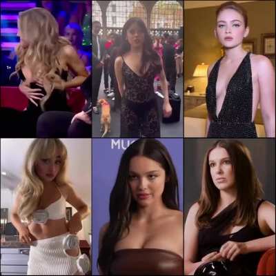 Hottest Under 25 Age (DiCaprio Fav.)  : Leni klum vs Jenna Ortega vs Sadie Sink vs Sabrina Carpenter vs Olivia Rodrigo vs Millie Bobby Brown