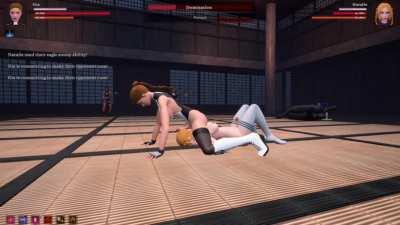 Testing her gag reflect [Kinky Fight Club 2]