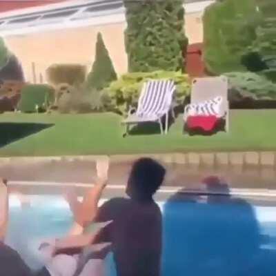 When you trust your pool friend too much