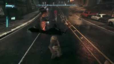 Badass slow motion to end a fight