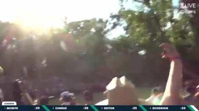 James Conrad makes the craziest shot in the 2021 Disc Golf World Championships