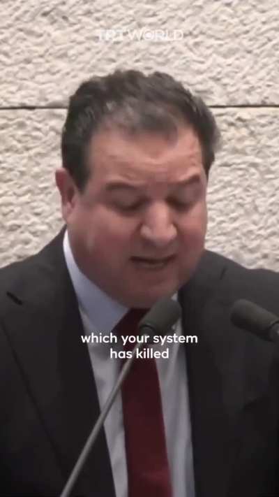 Ayman Odeh Denounces Netenyahu in Israeli Knesset