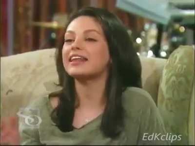 Mila Kunis on the Sharon Osbourne show (December 2003)