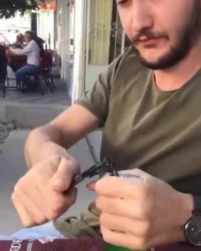 What could go wrong opening a bottle with a smartphone