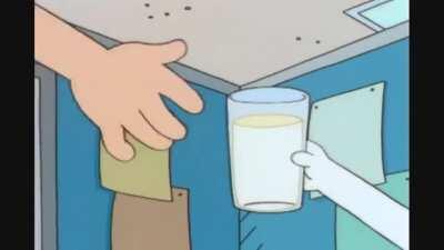 A nice glass of milk