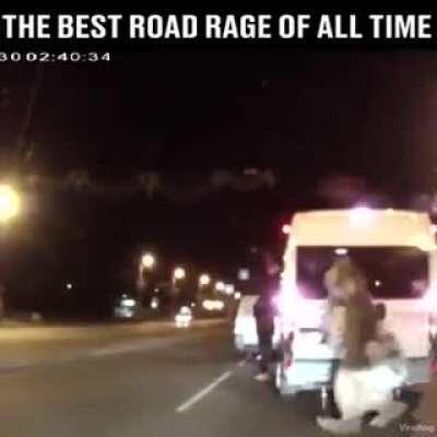 Road rage, instant regret!