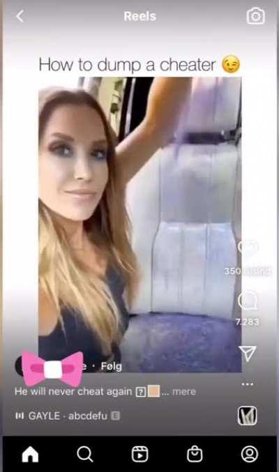 She just filmed herself committing a crime