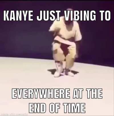 Kanye just vibing doe 😳