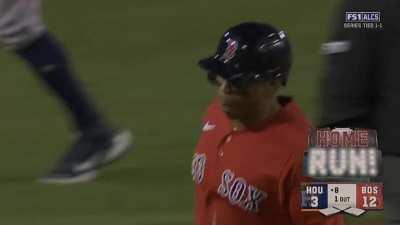 [Highlight] Devers hits a solo shot over the monster to make it 12-3!