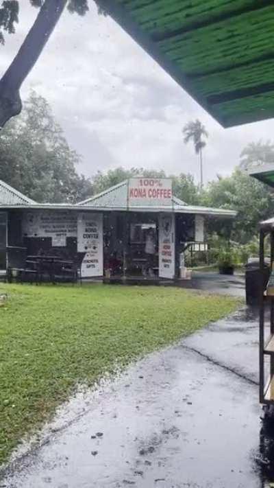 A little tropical storm in Kona, HI