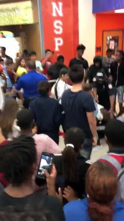 An all out brawl that happened at my school a year ago. (Not my video)