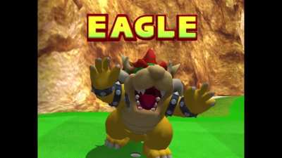 Bowser's such a showboat in Toadstool Tour.