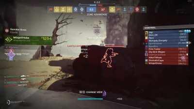 my hun's girlfriend finally let me play destiny for the first time and i managed to get my first kill! /uj volume warning oh god